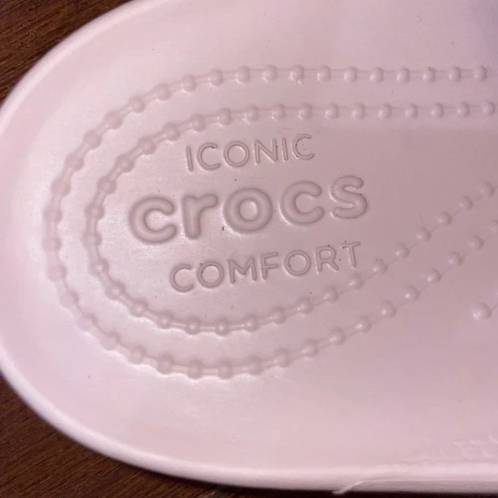 Crocs Swiftwater Sandal Womens Pink Strappy Slide Athletic Water Shoes 6